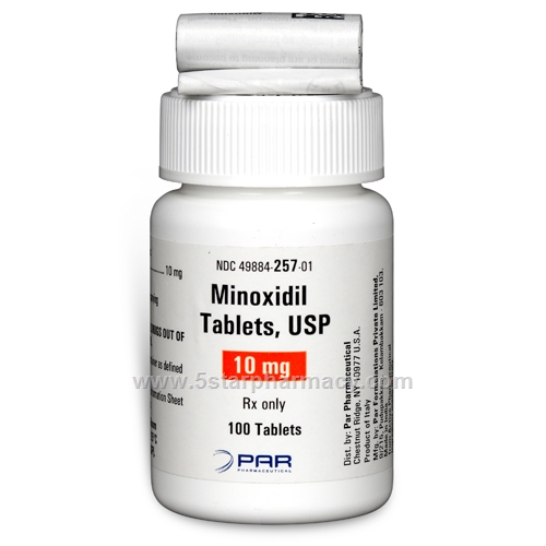 Minoxidil 10mg 100 Tablets/Pack