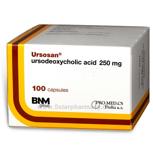 Ursosan (Ursodeoxycholic Acid 250mg) 100 Capsules/Pack
