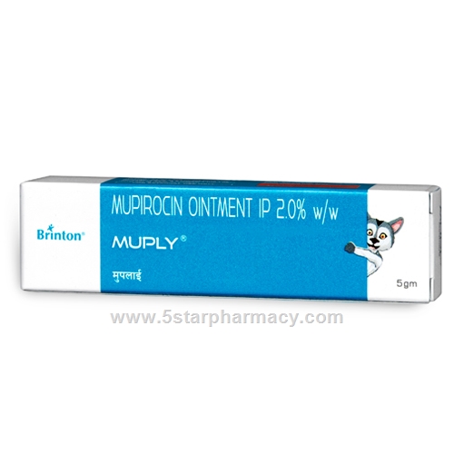 Muply (Mupirocin 2%) Ointment 5g Tube