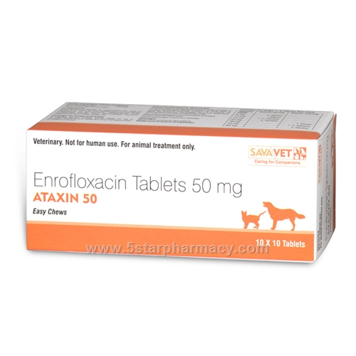 Ataxin (Enrofloxacin 50mg) 100 Tablets/Pack