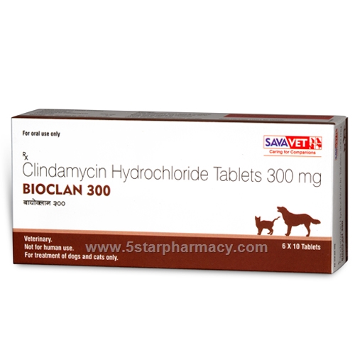 Bioclan (Clindamycin 300mg) 60 Chewable Tablets/Pack