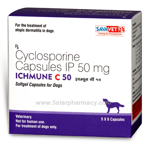 Ichmune C (Cyclosporine 50mg) 30 Capsules/Pack