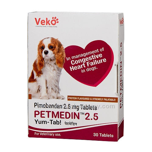 Petmedin (Pimobendan 2.5mg) 30 Tablets/Pack