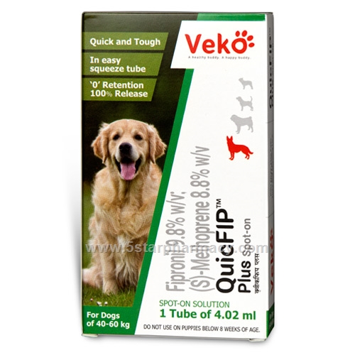 Quicfip Plus (Fipronil / Methoprene 9.8% / 8.8%) Topical Solution (Extra Large Dogs)