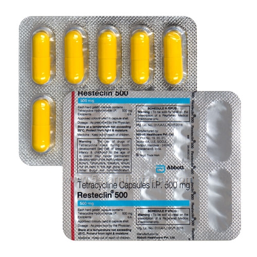 Resteclin (Tetracycline 500mg) 10 Capsules/Strip
