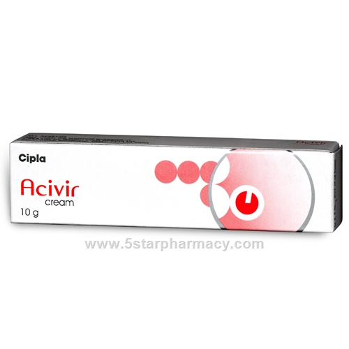 Acivir (Aciclovir 5%) Cream 10g Tube