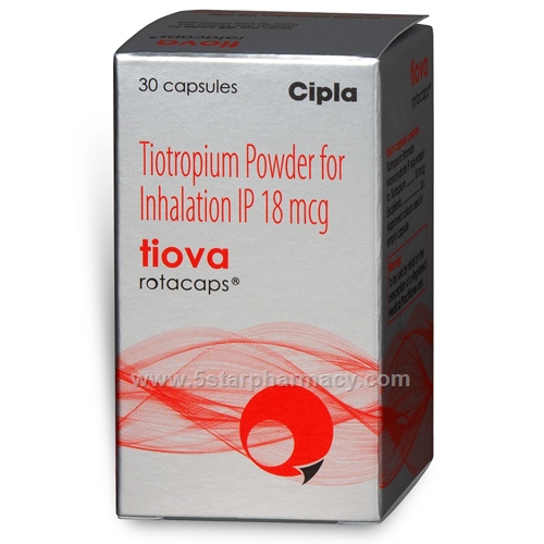 Tiova Rotacaps 18mcg 30 Capsules/Pack