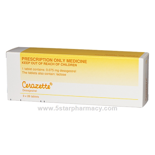 Cerazette (Desogestrel 0.075mg) 84 Tablets/Pack