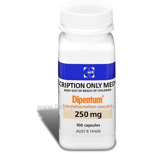 Dipentum 250mg 100 Capsules/Pack
