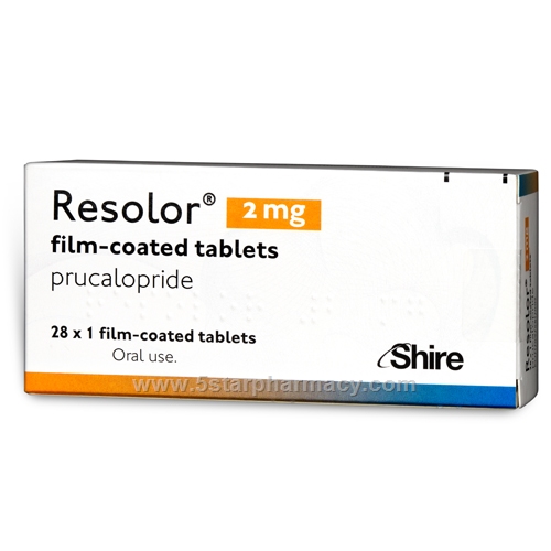 Resolor (Prucalopride 2mg) 28 Tablets/Pack