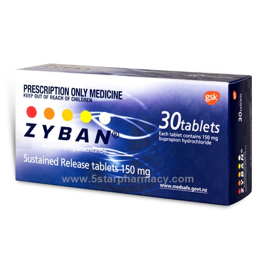 Zyban 150mg 30 Tablets/Pack