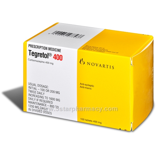 Tegretol 400mg 100 Tablets/Pack