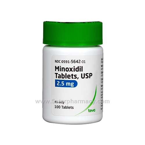 Minoxidil 2.5mg 100 Tablets/Pack