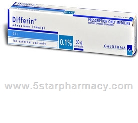 Differin 0.1% Gel 30g Tube