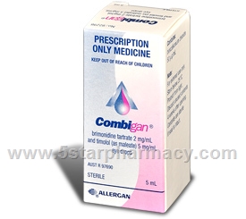 Combigan Eye Drops (Brimonidine/Timolol) 5ml/Pack